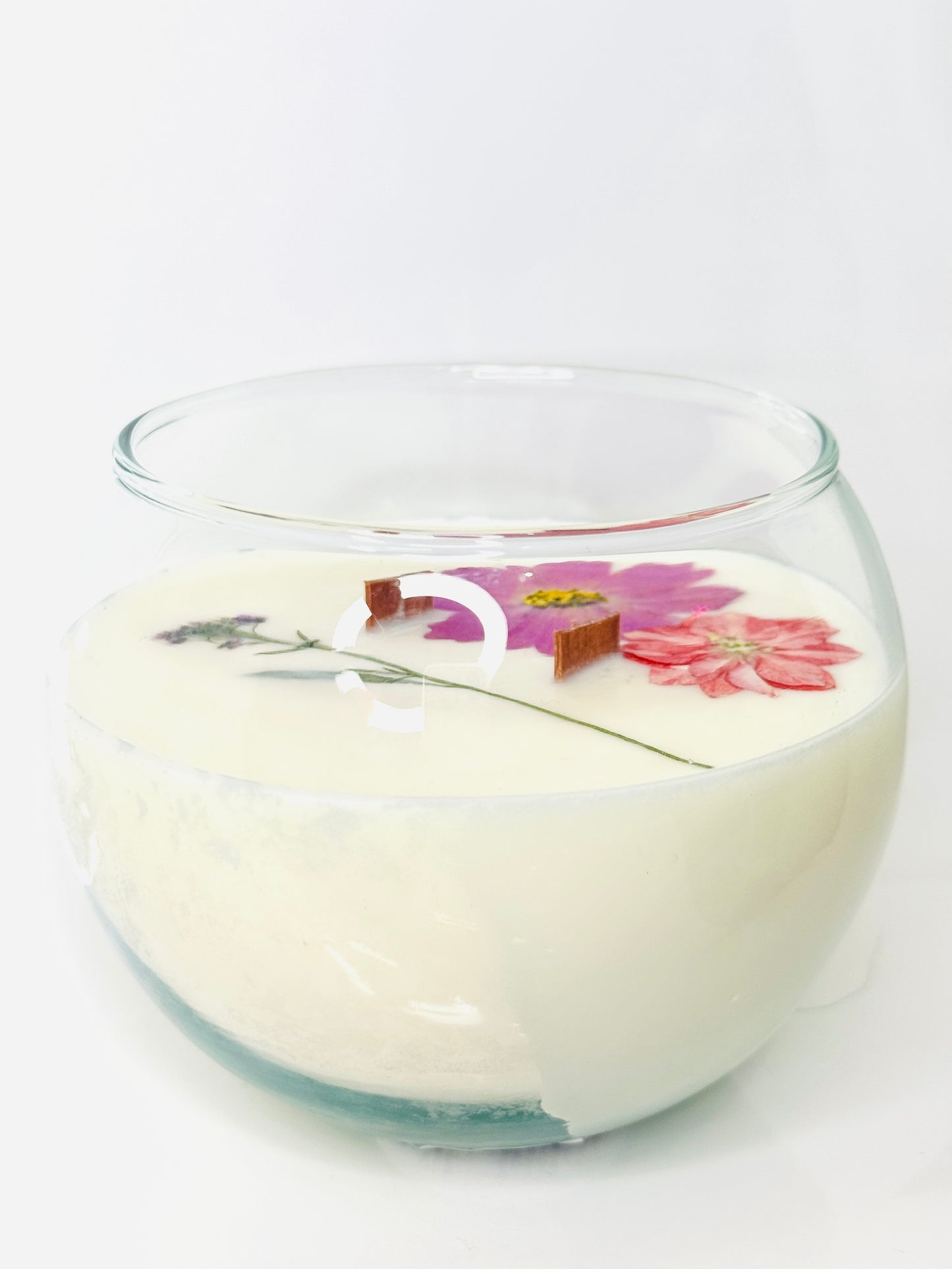 Thrifted glassware candle jar - True Lilac *top requested scent for Spring*