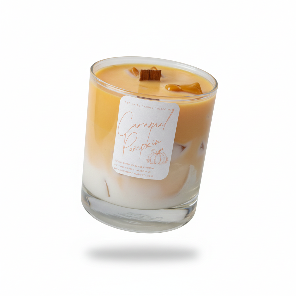 Pumpkin Caramel | 11oz Whiskey Jar Candle | High Wax Candle Co.