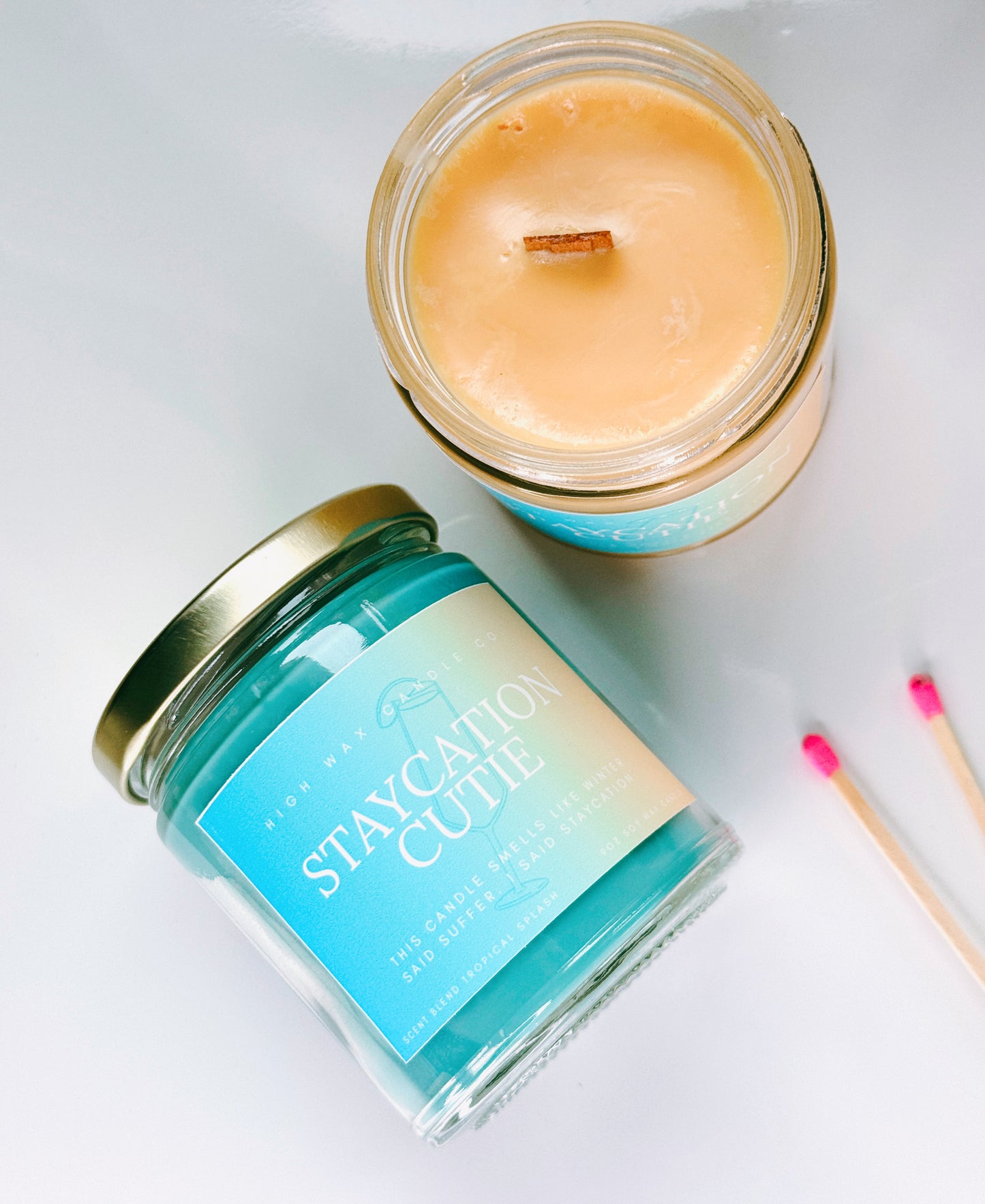 9oz conversation candles - Tropical Splash