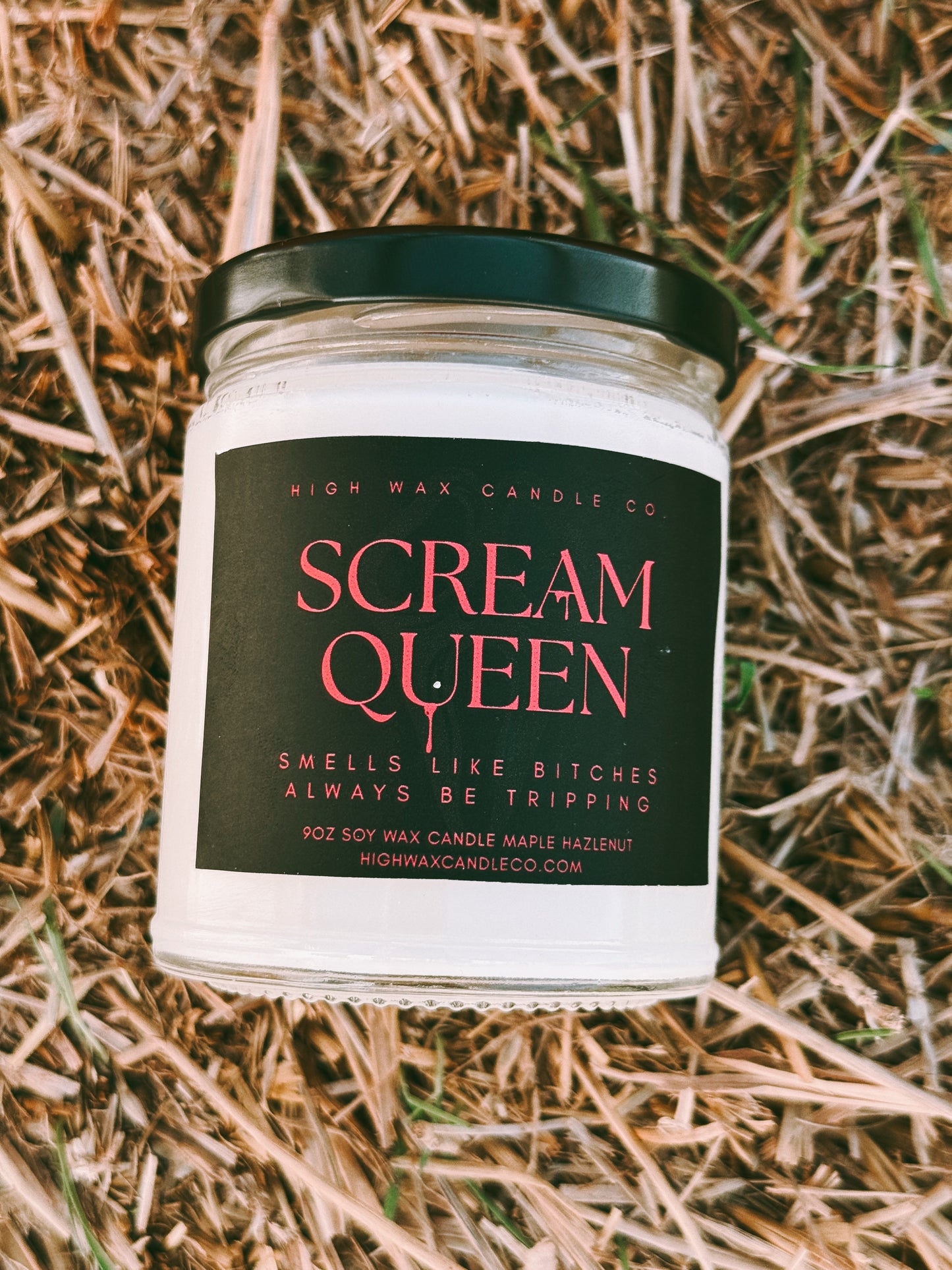 9oz conversation candles - maple syrup and hazelnut