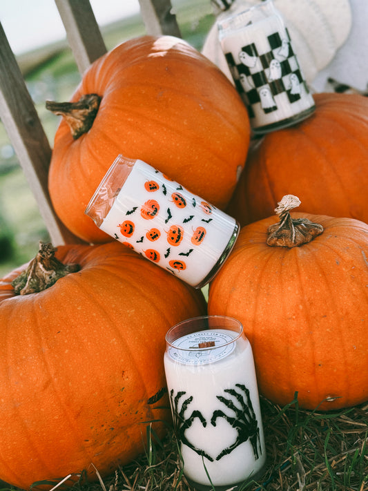 Halloween beer can candles 16oz - mad moon (top seller)