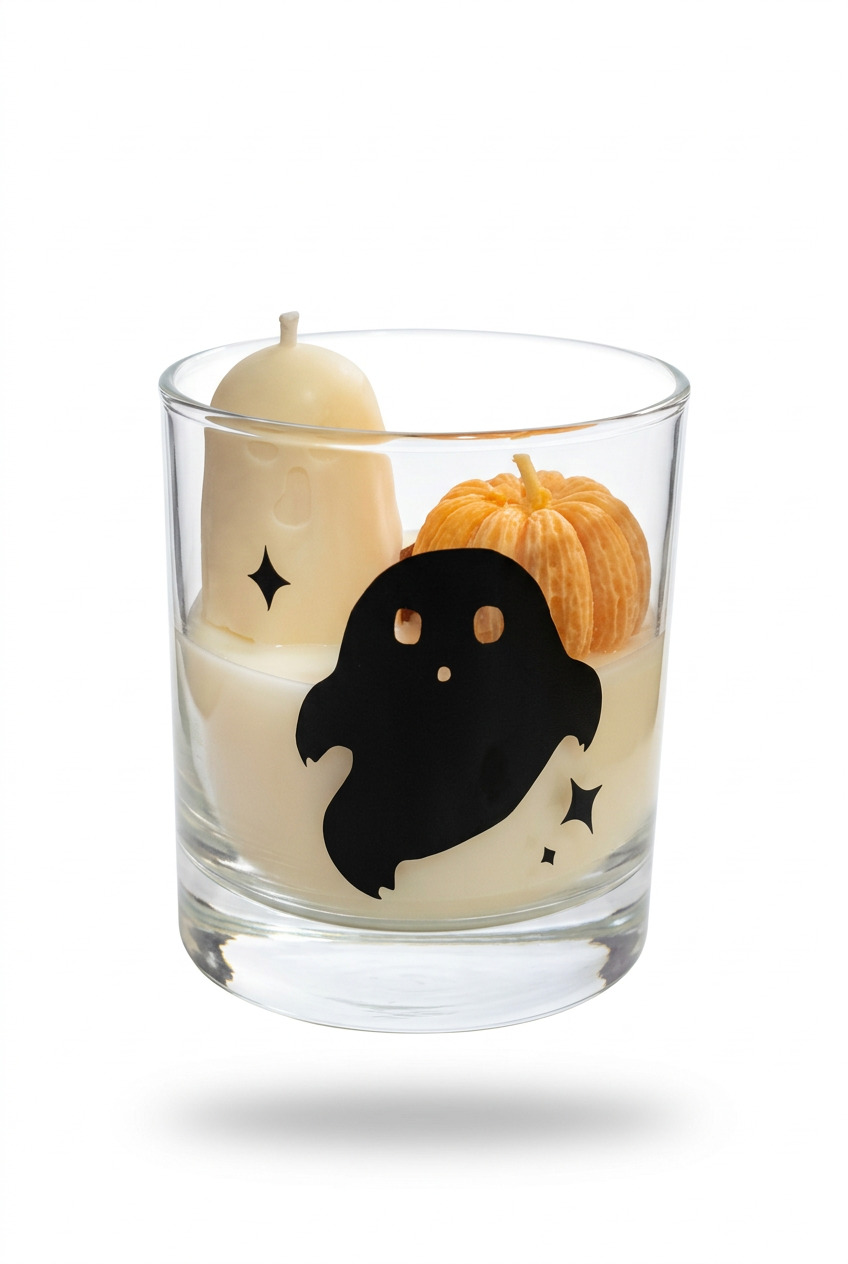 CARAMEL PUMPKIN | 11oz NEW curated Glassware Candle | High Wax Candle Co. - use as a reusable cup when candle is done