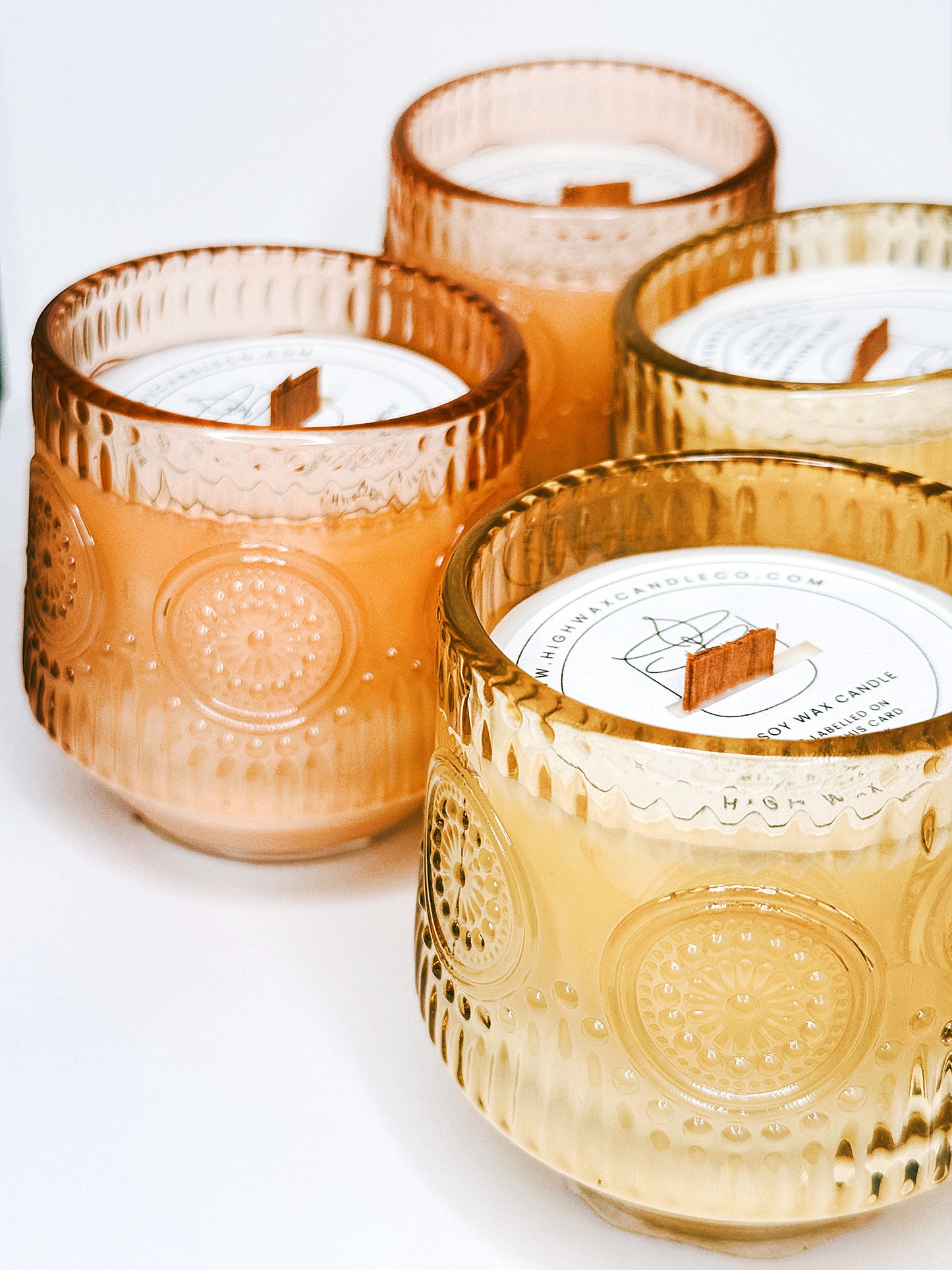 New curated glassware candles - mad moon (top seller)