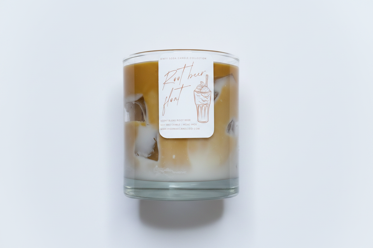 Root Beer | 11oz Whiskey Jar Candle | High Wax Candle Co.