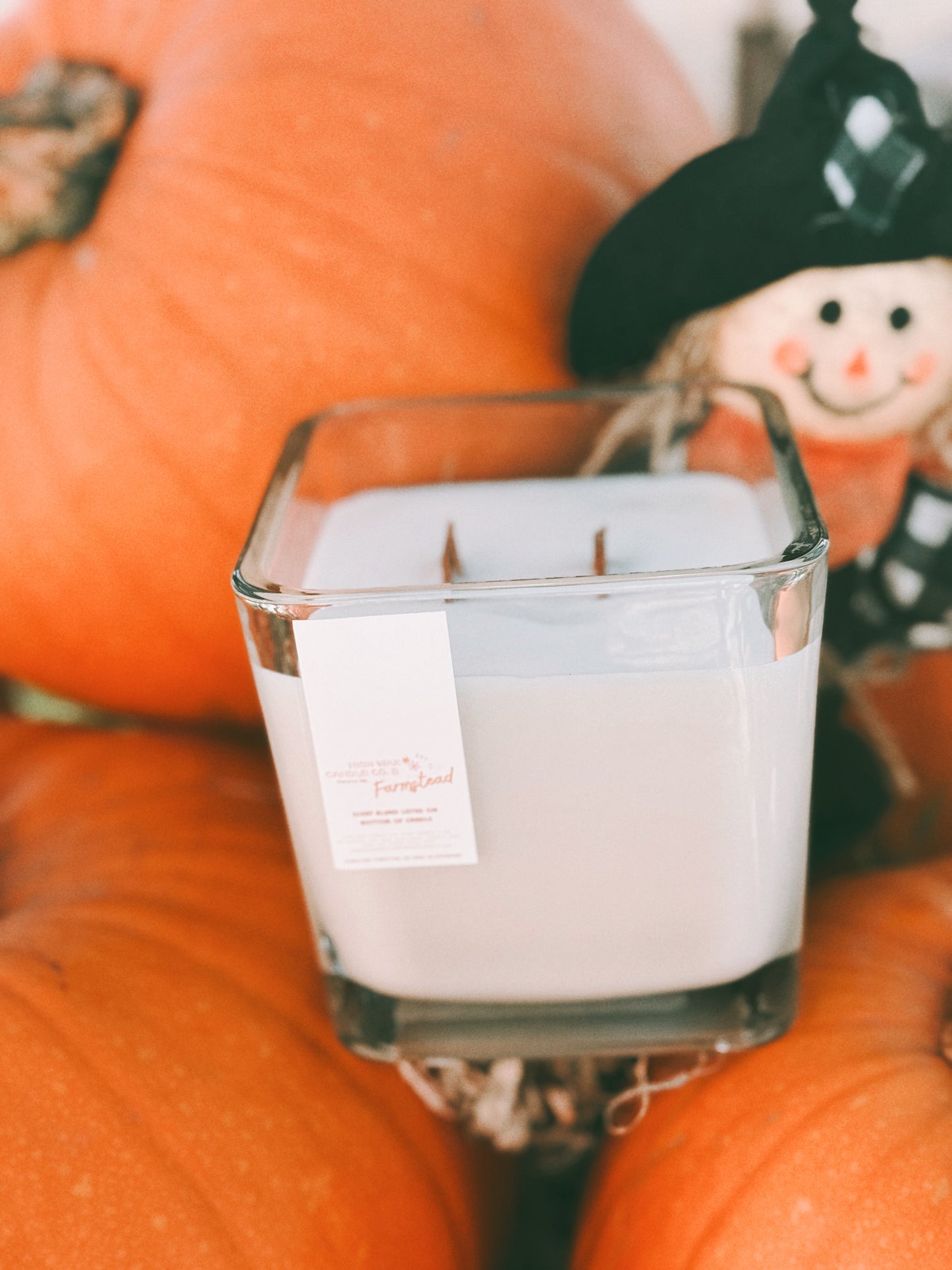 Thrifted glassware candle - mad moon (top seller)