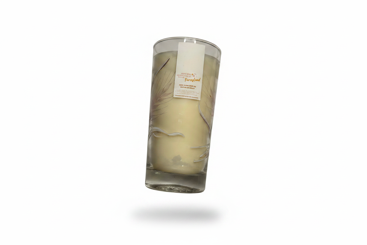 Wood Sage & Sea Salt | 8oz Thrifted Glassware Candle | High Wax Candle Co.