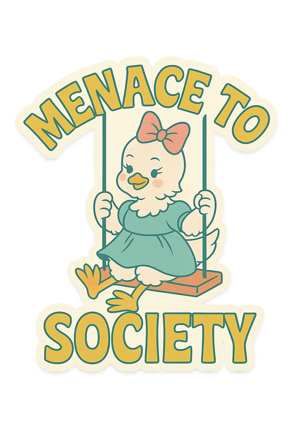 Sticker - MENACE TO SOCIETY