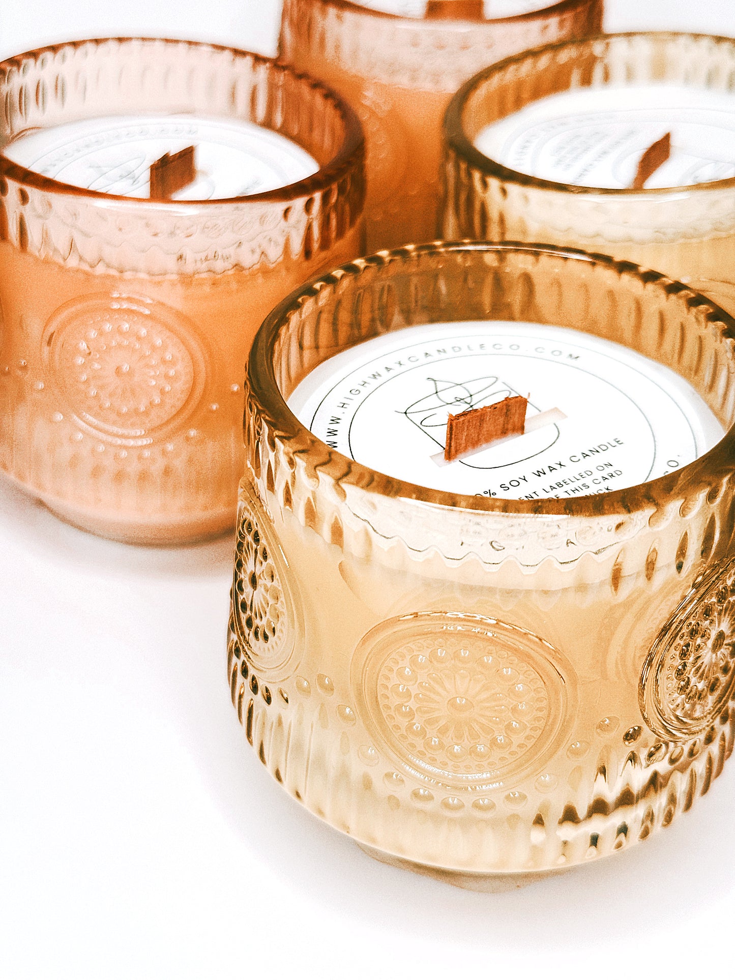 New curated glassware candles - mad moon (top seller)