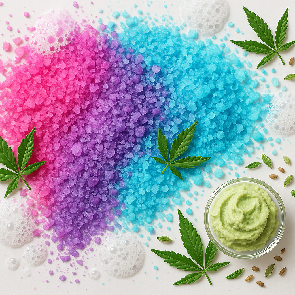 Bath & Skin - Salty B**** Soak and fizz in petal power