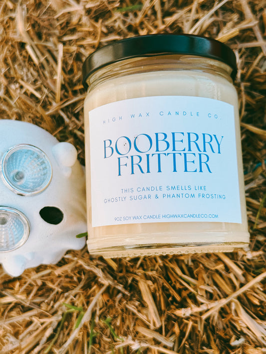 9oz conversation candles - blueberry fritter
