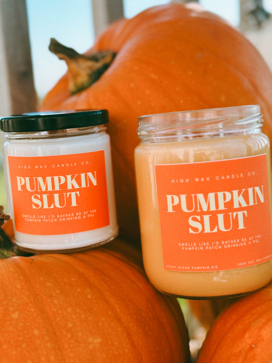 9oz/16oz conversation candles - pumpkin caramel