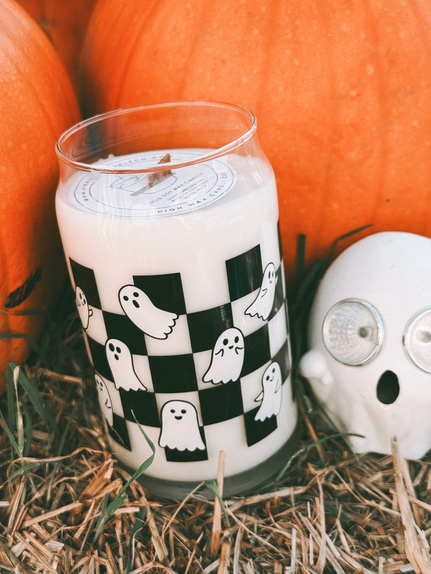 Halloween beer can candles 16oz - mad moon (top seller)