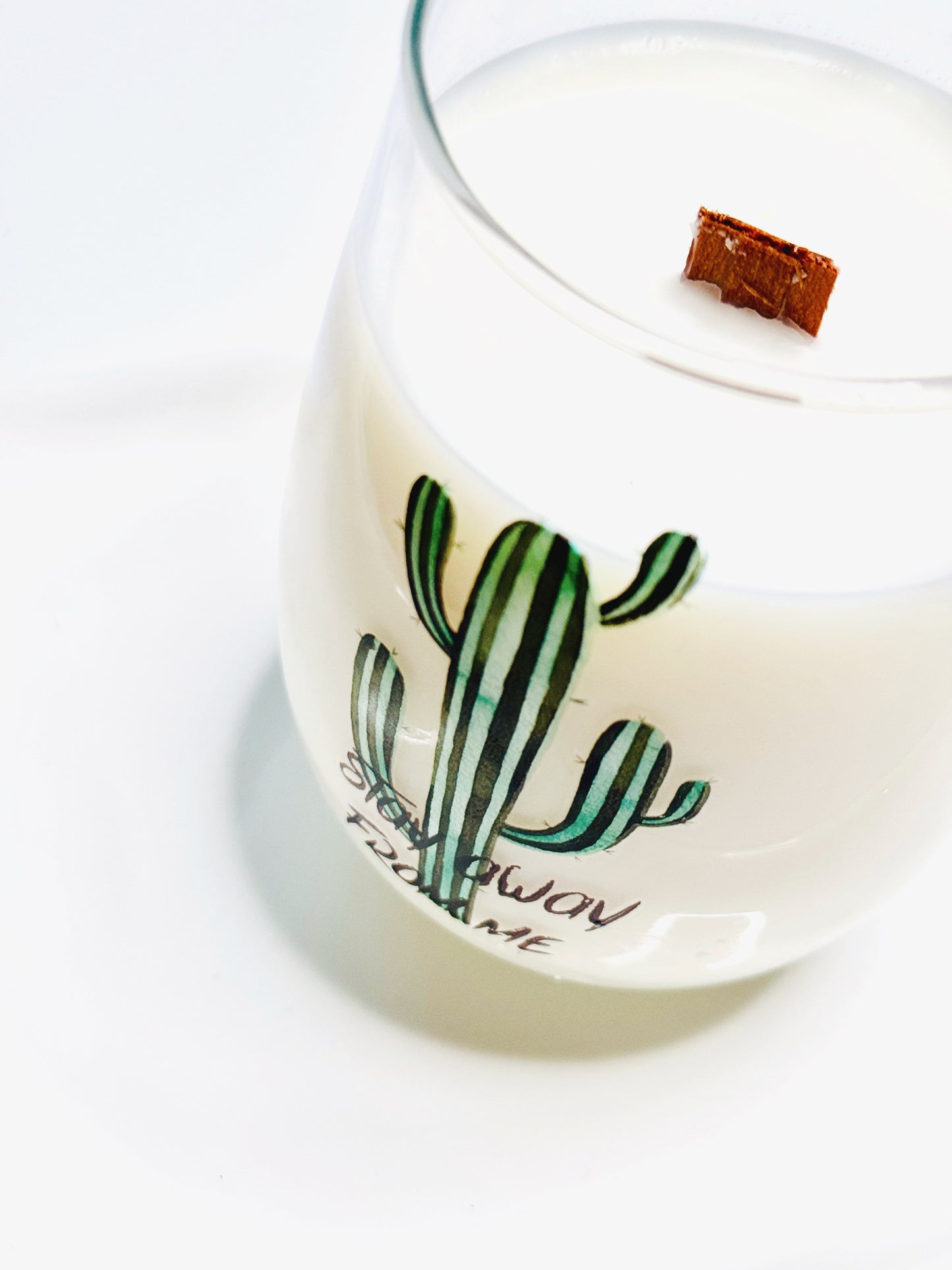 Thrifted glassware candles - sea salt & sage *rotational fave scent*