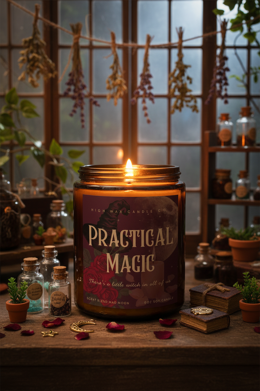 8oz apothecary candles - Mad Moon