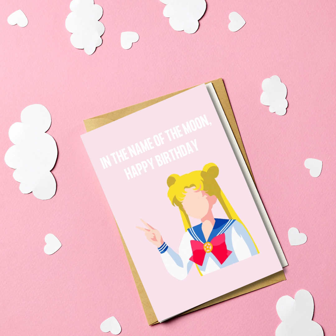 Birthday card - To the moon & back