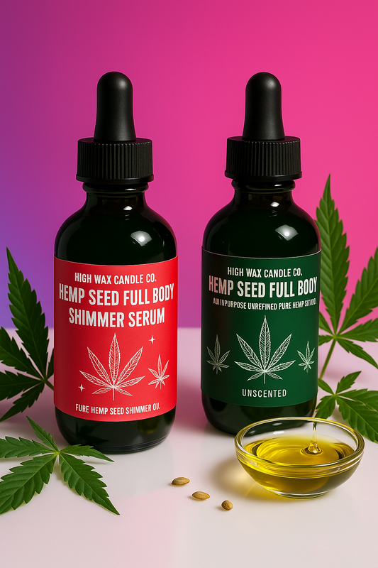 100% pure full body & face hemp seed serum - unscented and scented options ✨SCENTED ON CLEARANCE seasonal item✨