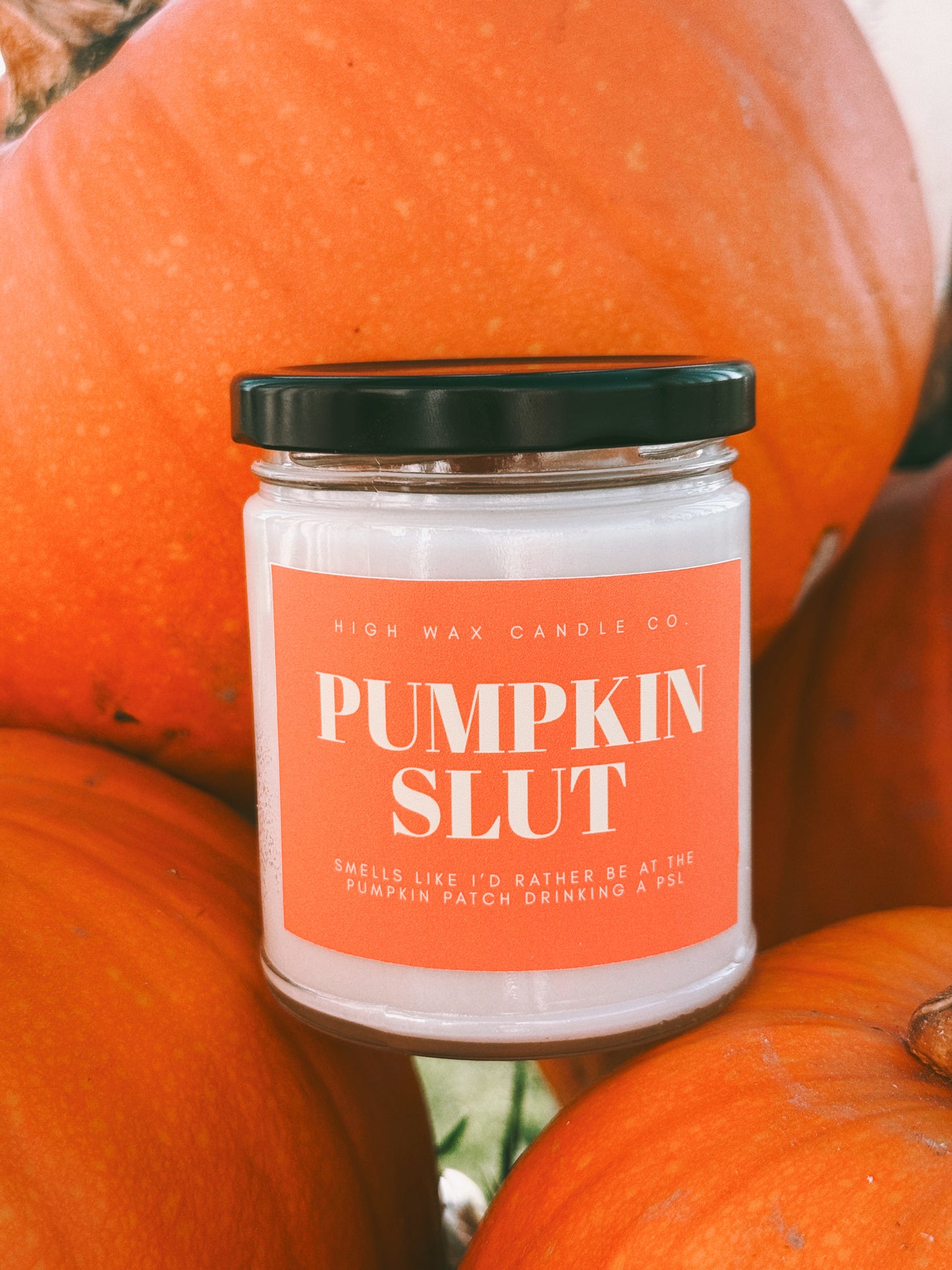 9oz/16oz conversation candles - pumpkin caramel