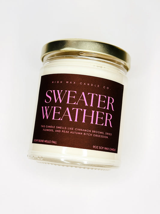 9oz conversation candles - hello fall
