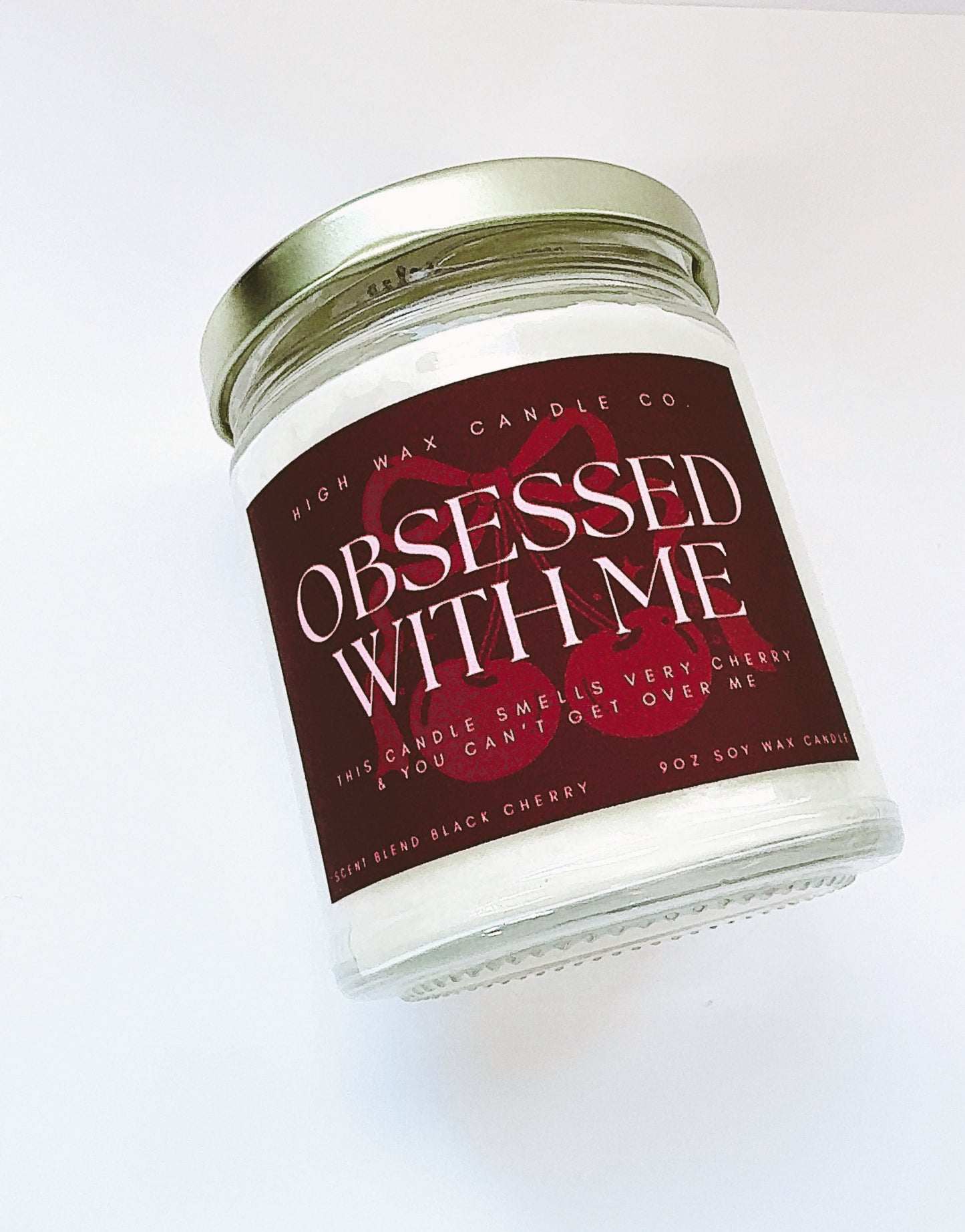 9oz conversation candles - Black cherry