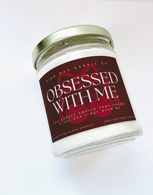 9oz conversation candles - Black cherry