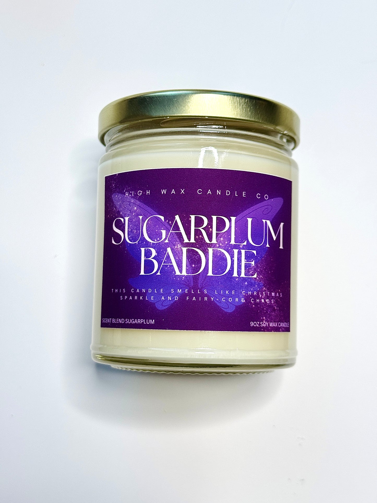 9oz conversation candles - Sugarplum Fairy