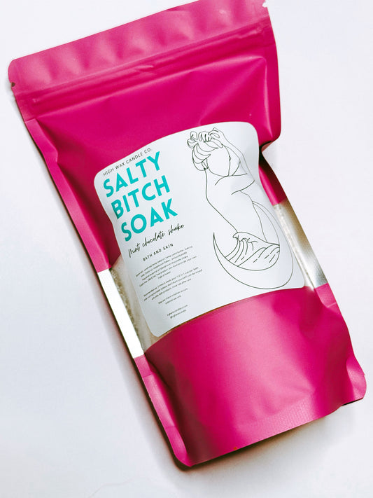 Bath & Skin  - bath salts: Salty B**** mint chocolate shake