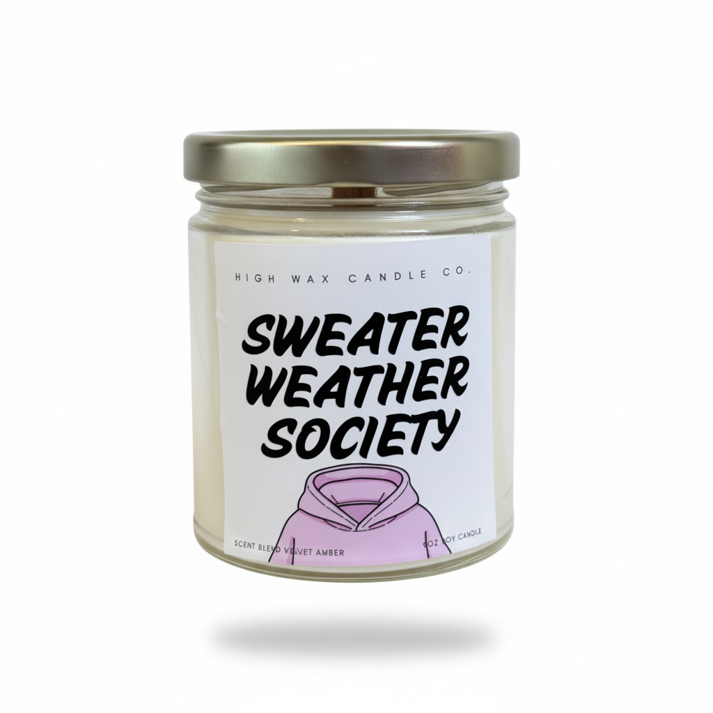 Velvet Amber | 9oz Soy Candle | High Wax Candle Co.