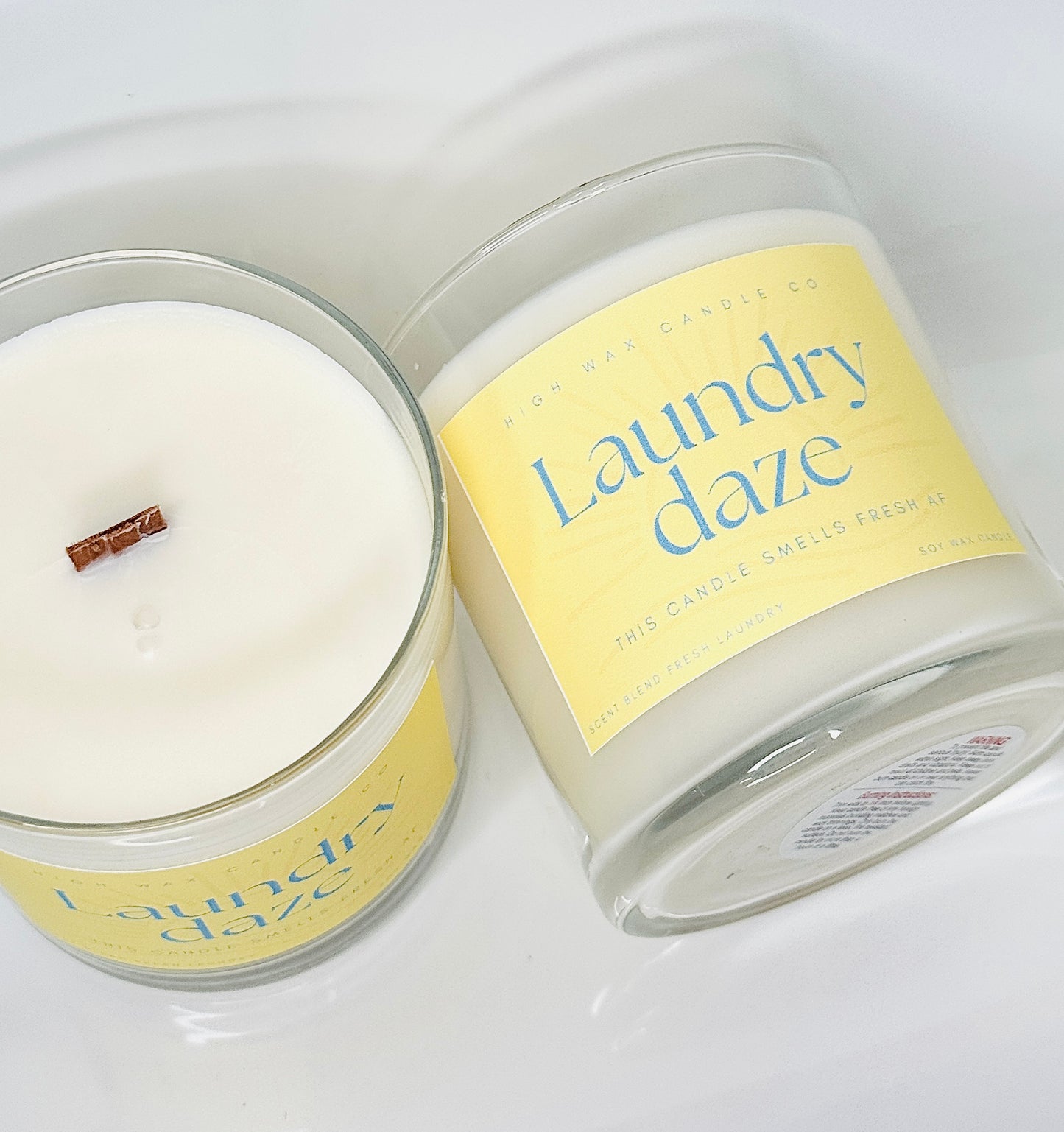 New whiskey candle jar - Fresh Laundry *best seller*