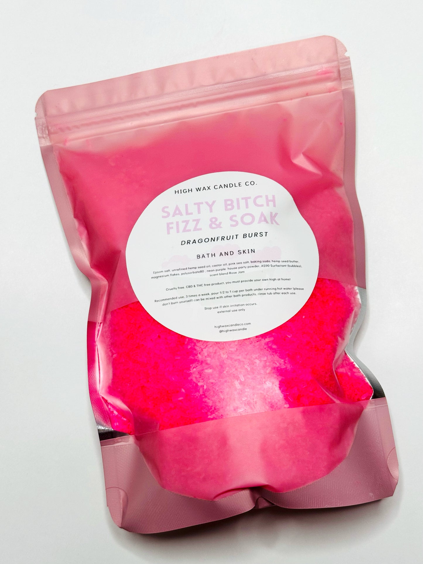 Bath & Skin  - Salty B**** Soak and fizz in Dragonfruit burst