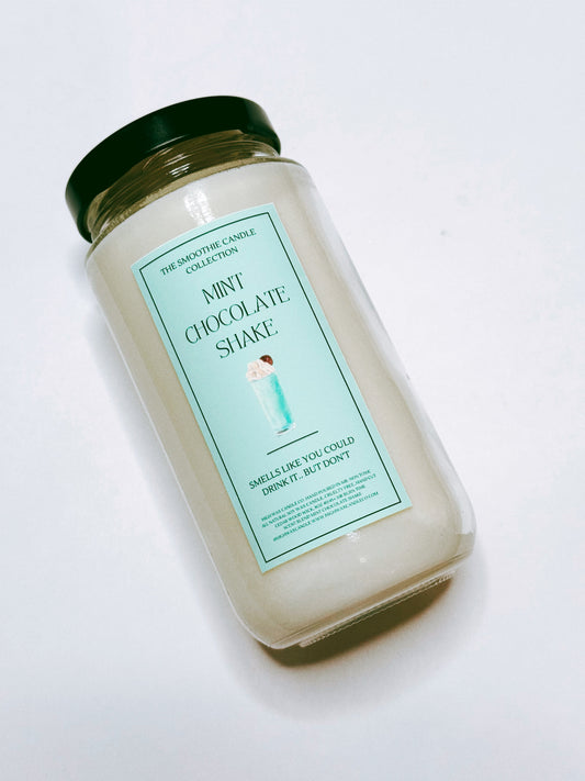 8oz conversation candle - mint chocolate smoothie