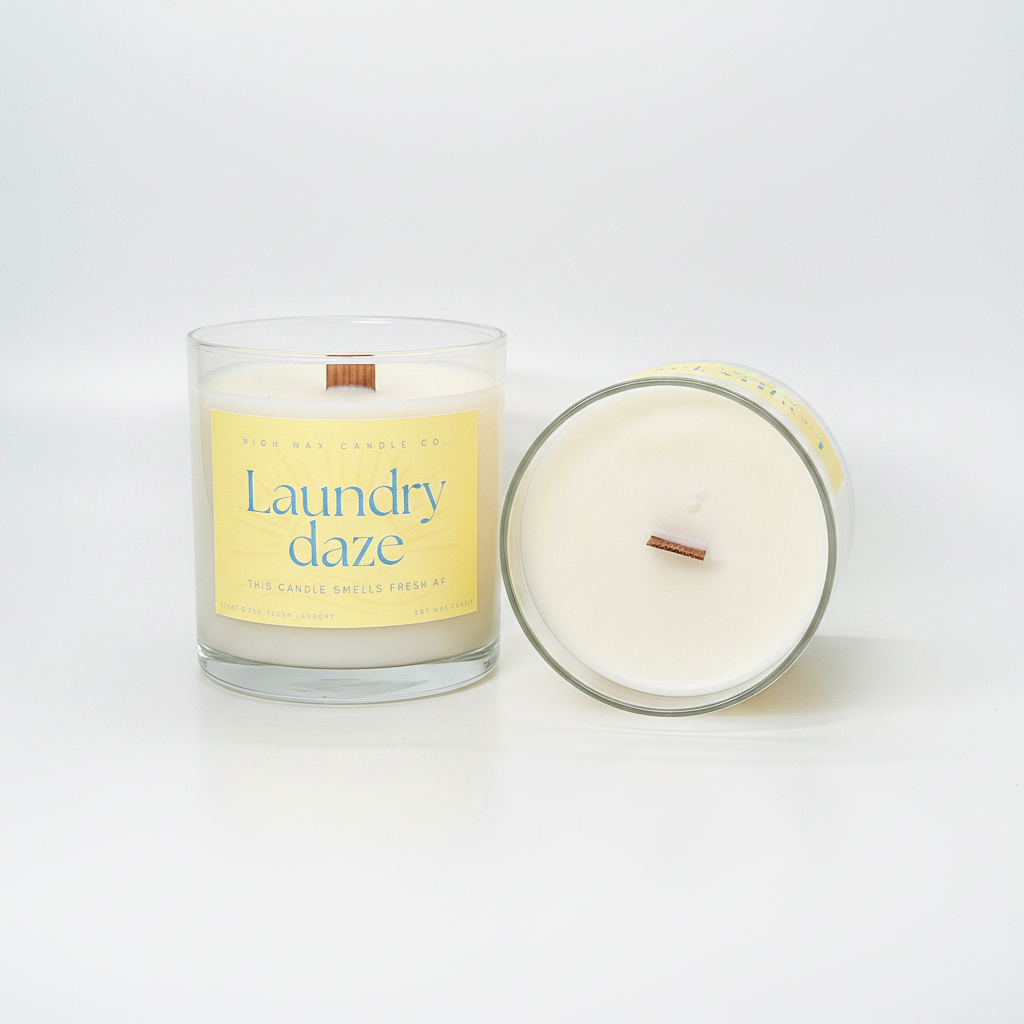 New whiskey candle jar - Fresh Laundry *best seller*