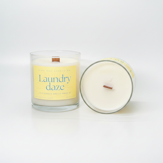 New whiskey candle jar - Fresh Laundry *best seller*