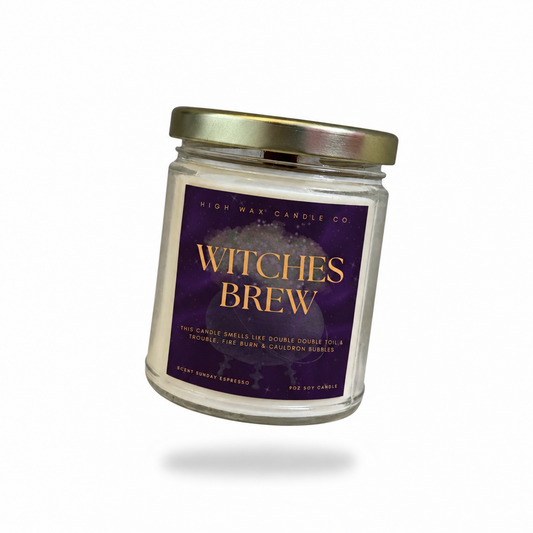 Sunday Espresso (new scent, top seller at market) | 9oz Soy Candle | High Wax Candle Co.