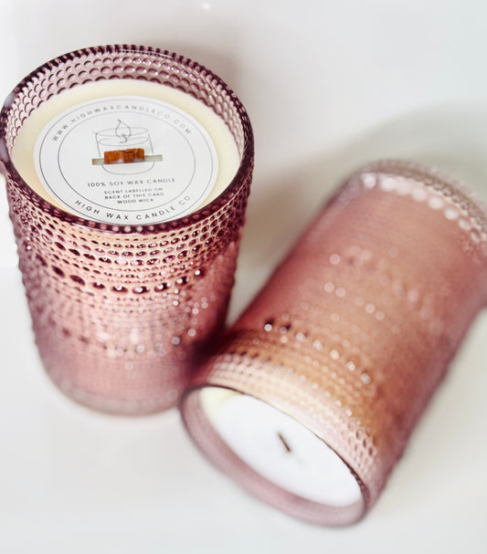 New bubble glass candle - Black Raspberry Vanilla