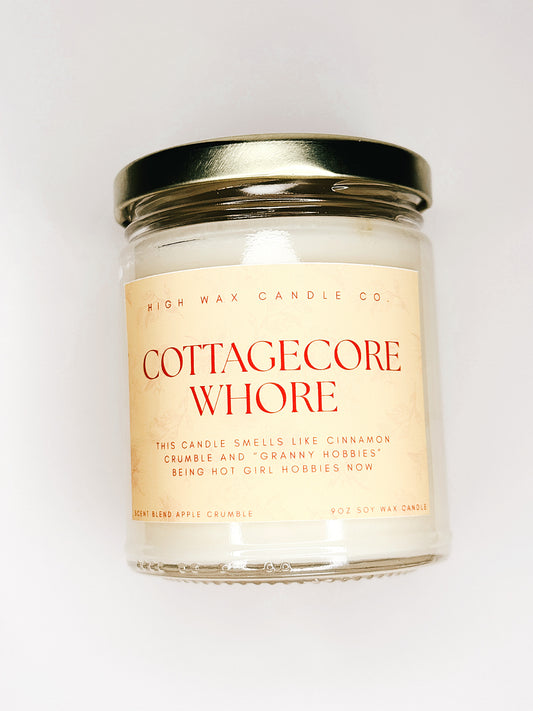9oz conversation candles - apple crumble