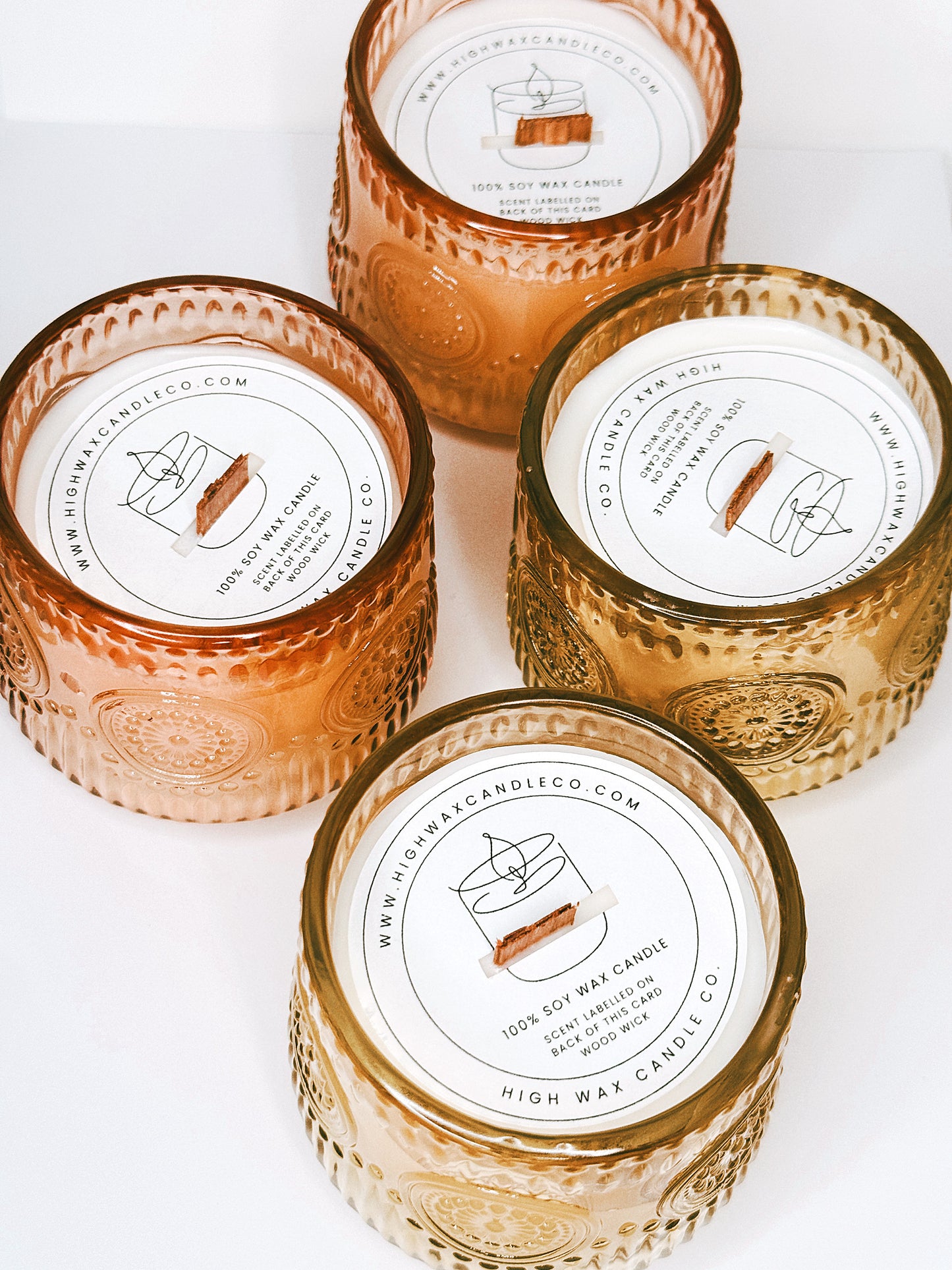 New curated glassware candles - mad moon (top seller)