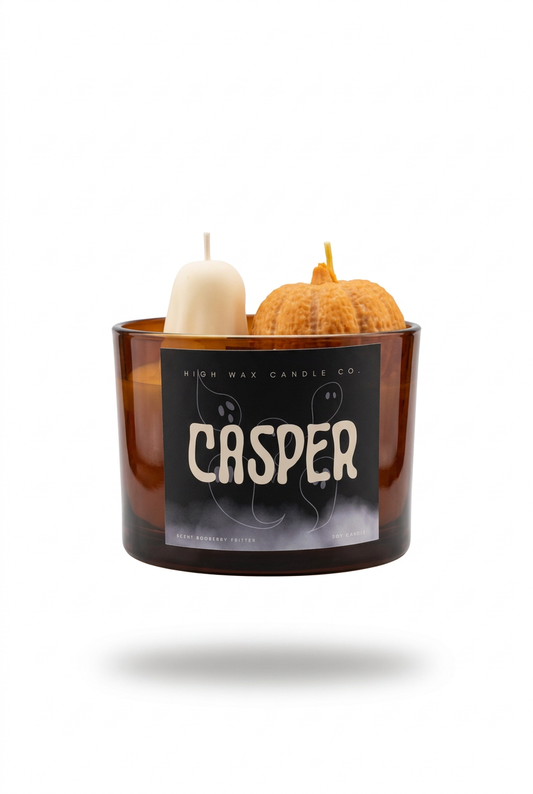 Raisin Butter Tart | 16oz thrifted curated Glassware Candle | High Wax Candle Co.