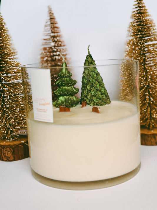 Thrifted glassware candles - blood orange marmalade