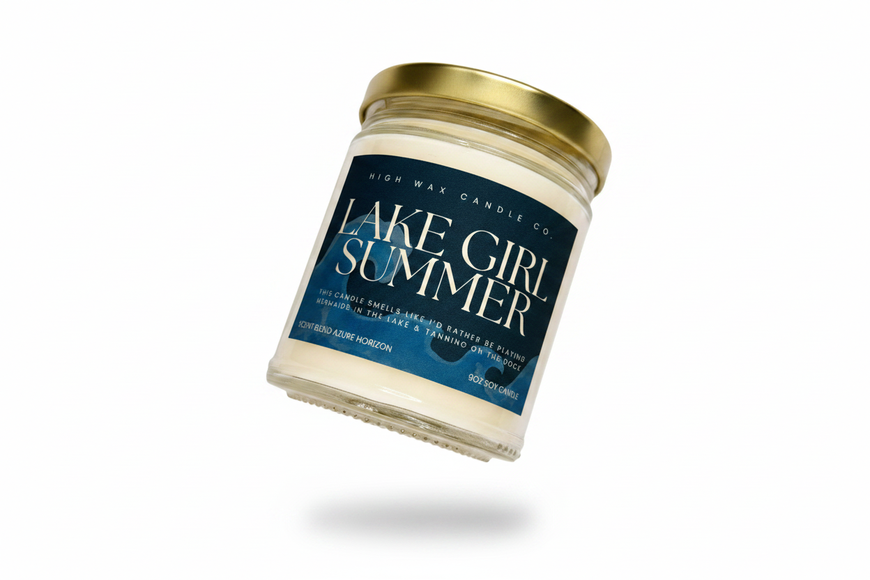 Open Waters | 9oz Soy Candle | High Wax Candle Co.