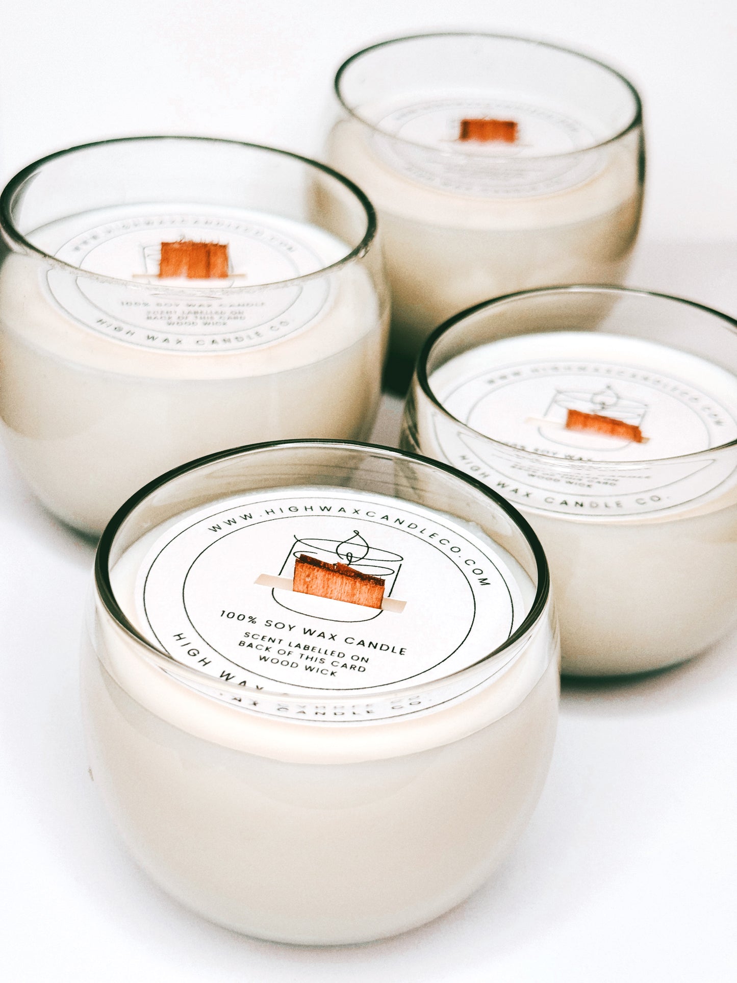 Thrifted glassware candles - mad moon (top seller)