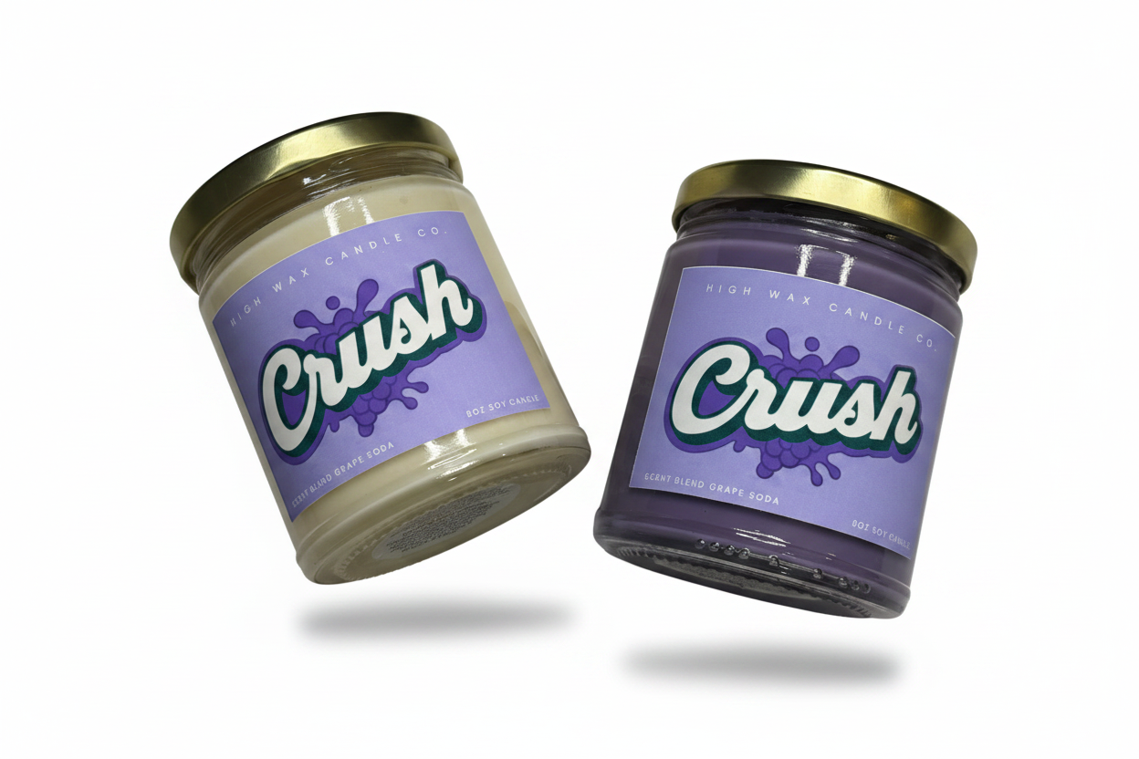 Grape Soda | 9oz Soy Candle | High Wax Candle Co.