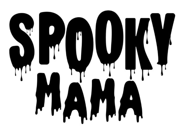 Vinyl vehicle decals - spooky mama