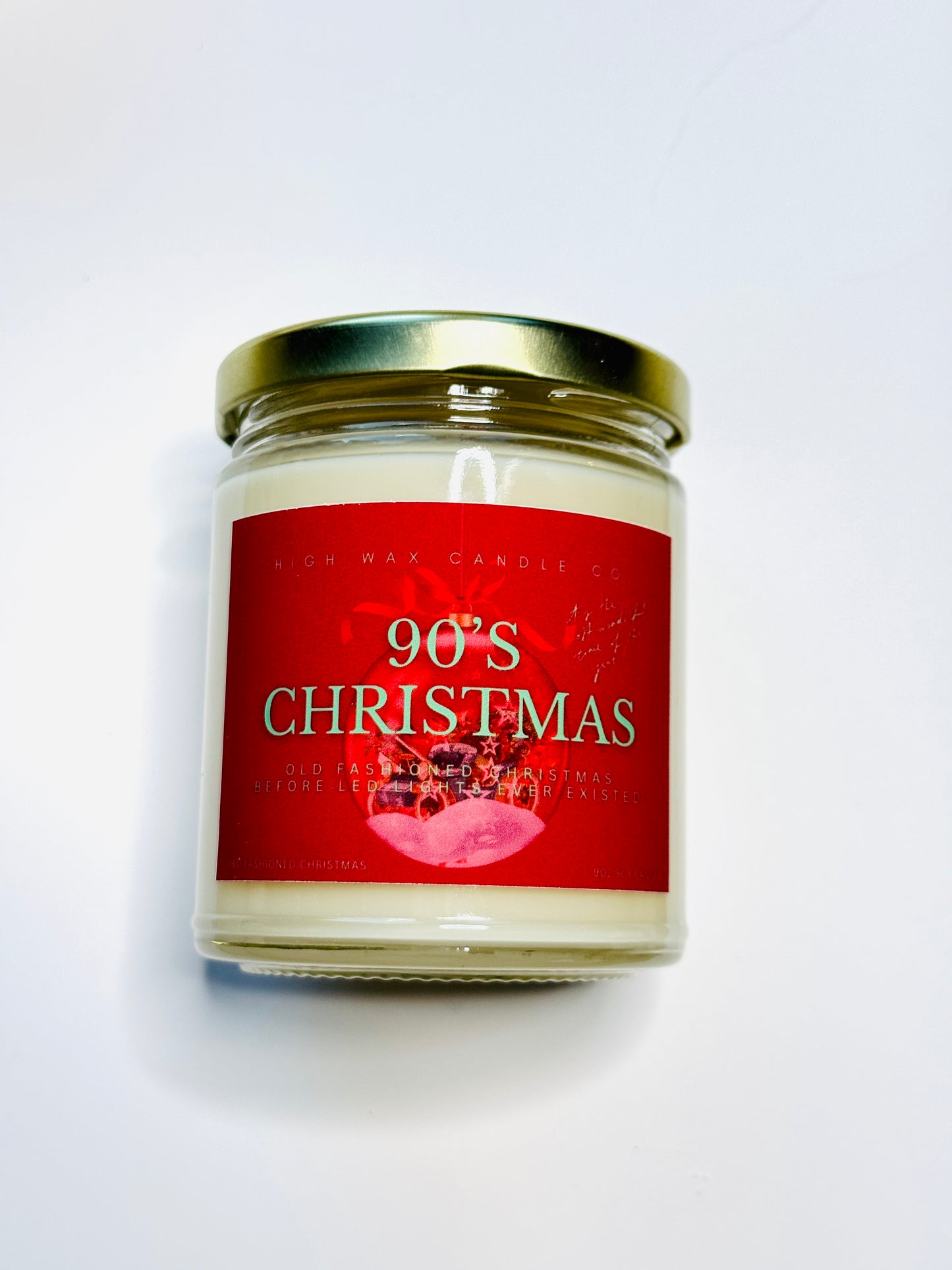9oz conversation candles - Old Fashion Christmas