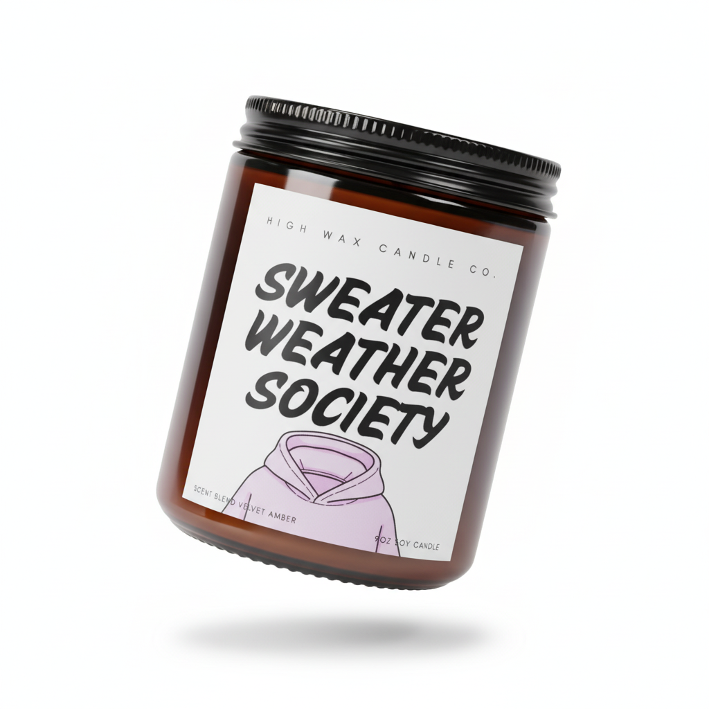8oz apothecary candles - Velvet Amber (first time debuting this scent)