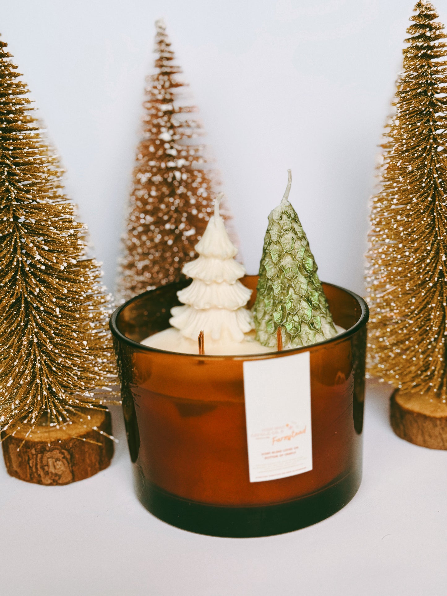 Thrifted glassware candles - blood orange marmalade