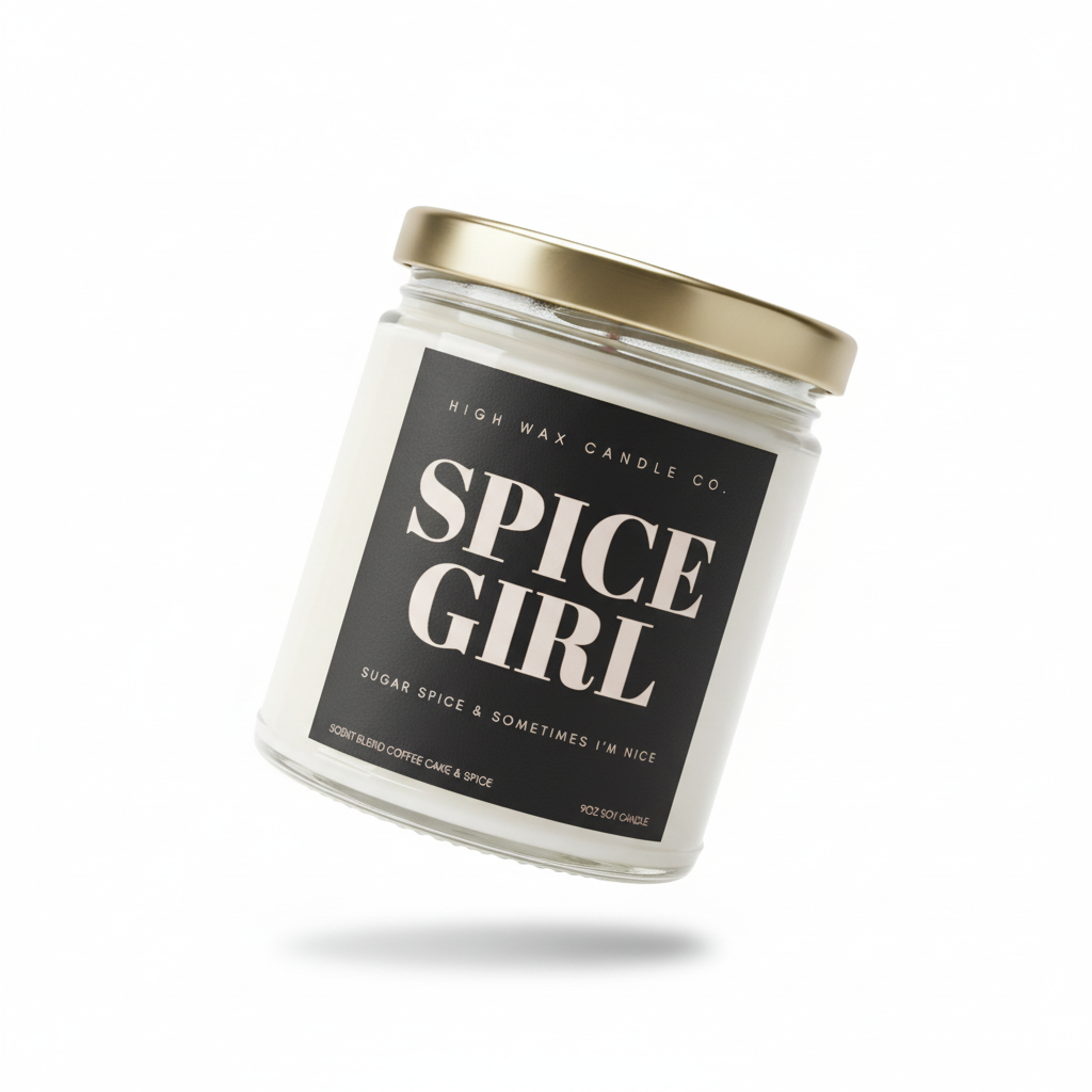 Coffee Cake & Spice | 9oz Soy Candle | High Wax Candle Co.
