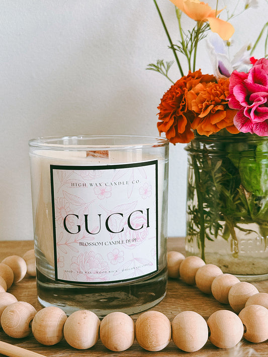 10oz whiskey jar - Gucci Blossom *summer clearance*