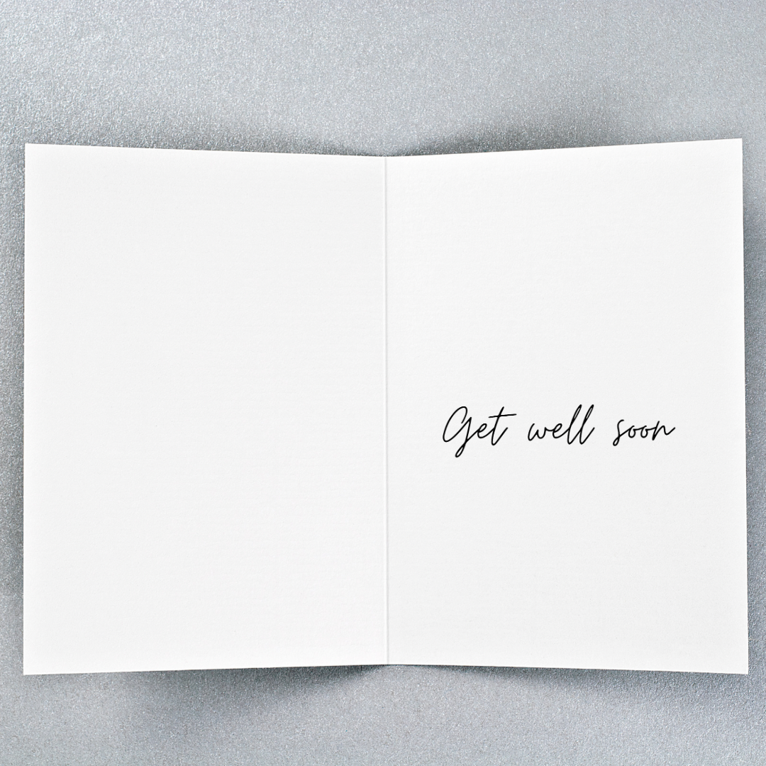 Get well / rest greeting cards -  rest and relaxation - get well soon