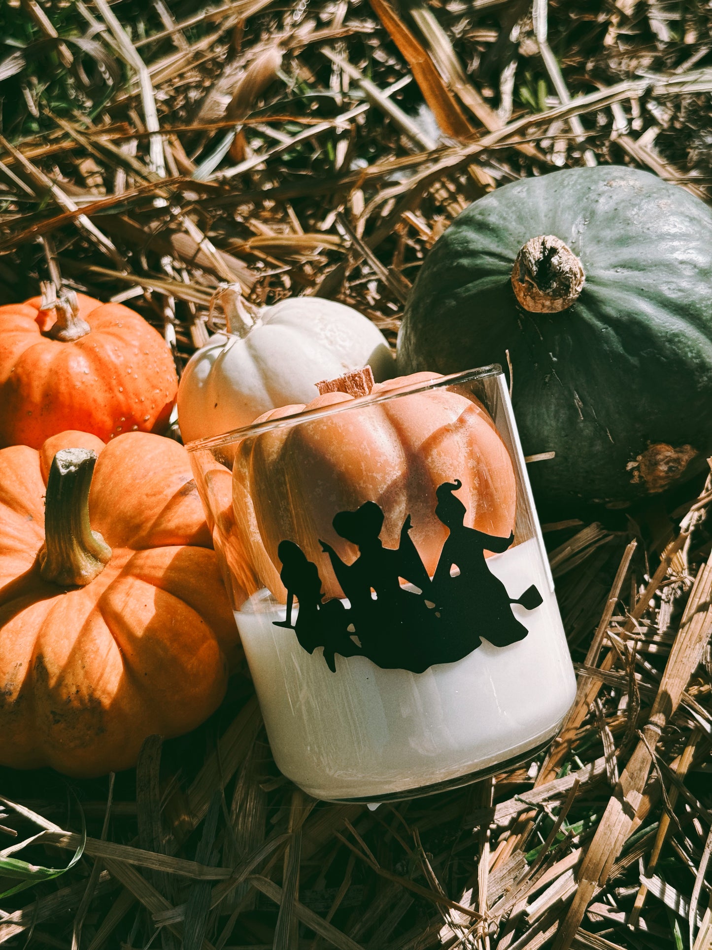 Curated Thrifted glassware candles - Pumpkin Caramel (seasonal fave)