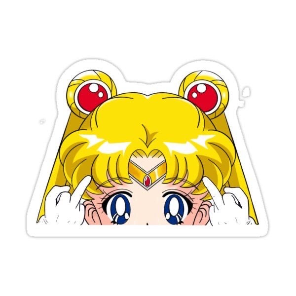 Stickers - sailor moon eff you